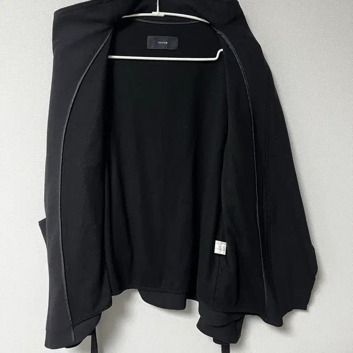 [BUNJANG] System High Neck Black Jacket / 한섬 시스템 SYSTEM 하이넥 블랙 재킷