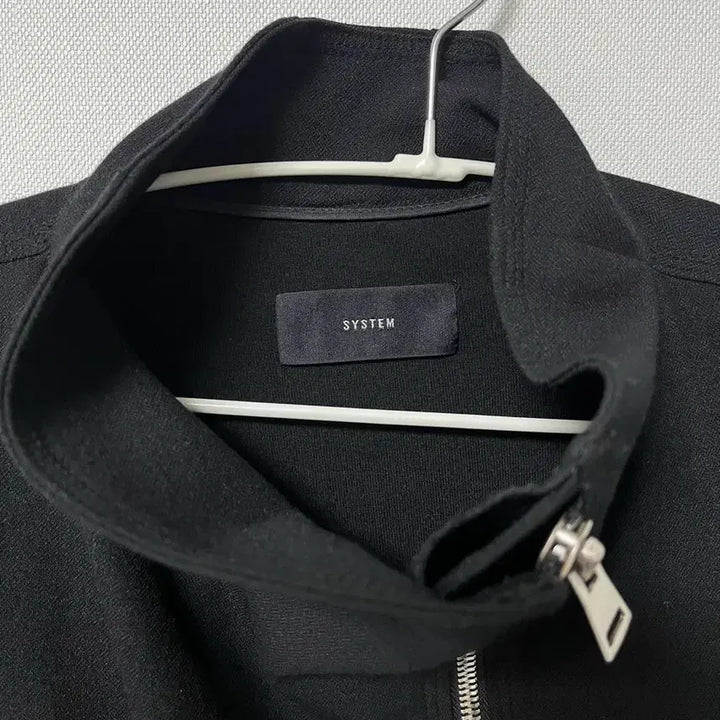 [BUNJANG] System High Neck Black Jacket / 한섬 시스템 SYSTEM 하이넥 블랙 재킷