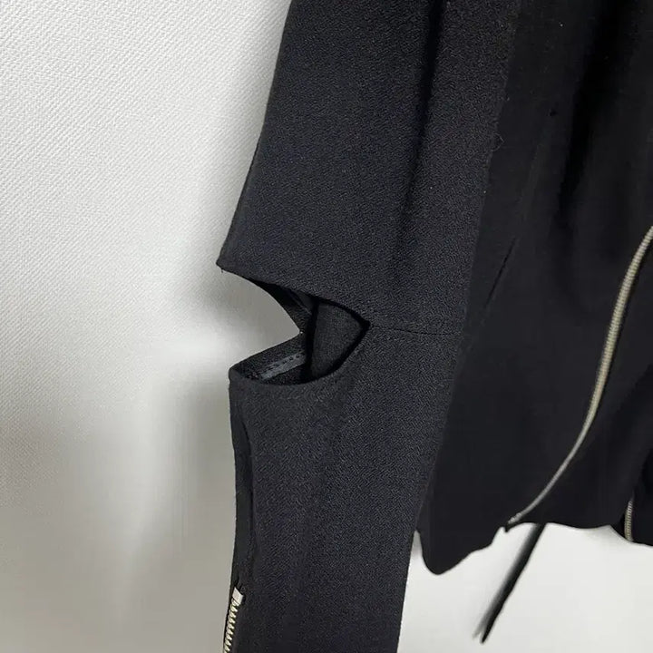 [BUNJANG] System High Neck Black Jacket / 한섬 시스템 SYSTEM 하이넥 블랙 재킷