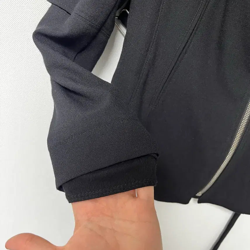 [BUNJANG] System High Neck Black Jacket / 한섬 시스템 SYSTEM 하이넥 블랙 재킷