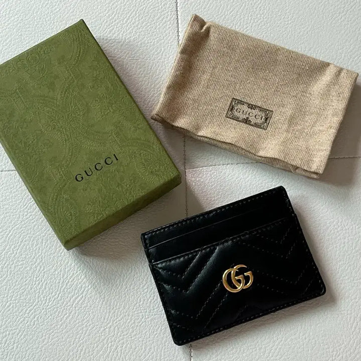 [BUNJANG] Gucci Card Wallet - Black / 구찌 카드지갑 블랙
