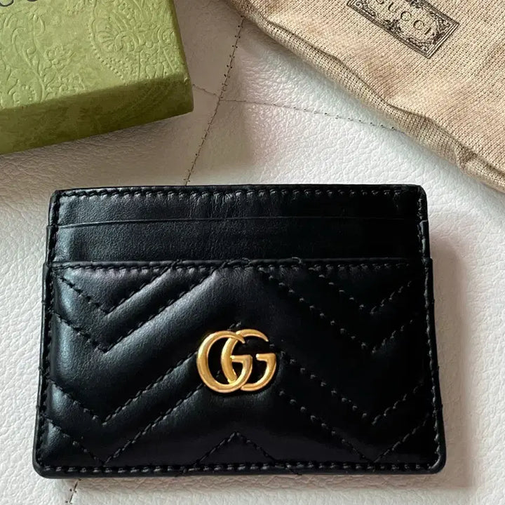 [BUNJANG] Gucci Card Wallet - Black / 구찌 카드지갑 블랙