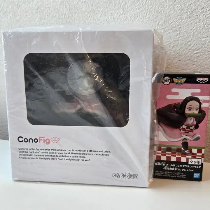[BUNJANG] Demon Slayer Nezuko Conofig &amp; World Collectable Figure Set / (세트)귀멸의 칼날 애니플렉스 네즈코 conofig 코노피그 월콜 일괄