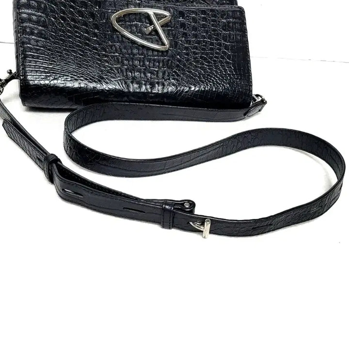 [BUNJANG] Jalmoi Liebe Crocodile Pattern Shoulder Bag / 정품)잘모이 리에베 악어백(상태굿)