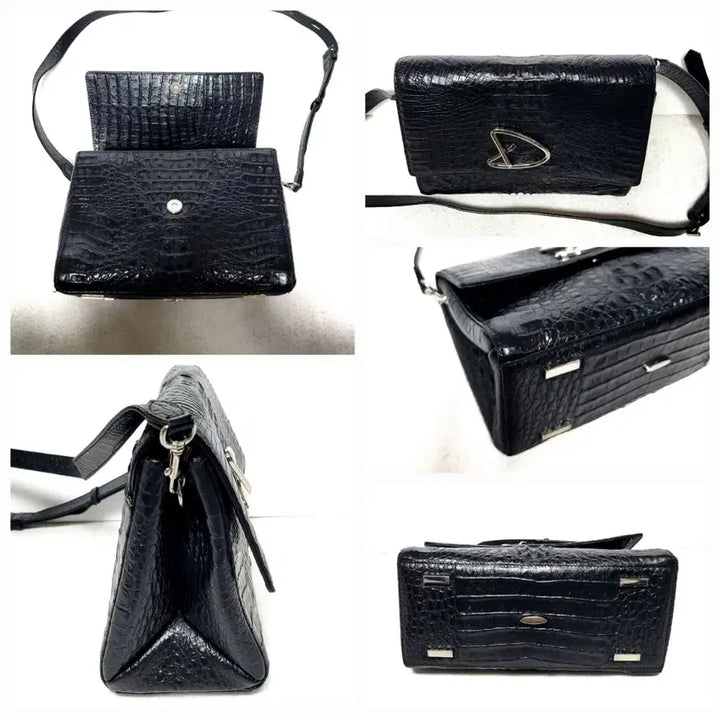 [BUNJANG] Jalmoi Liebe Crocodile Pattern Shoulder Bag / 정품)잘모이 리에베 악어백(상태굿)