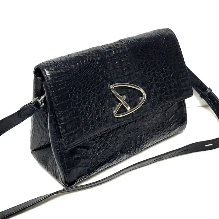 [BUNJANG] Jalmoi Liebe Crocodile Pattern Shoulder Bag / 정품)잘모이 리에베 악어백(상태굿)
