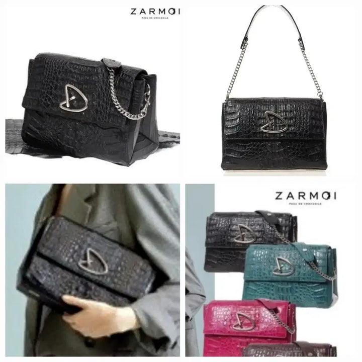 [BUNJANG] Jalmoi Liebe Crocodile Pattern Shoulder Bag / 정품)잘모이 리에베 악어백(상태굿)