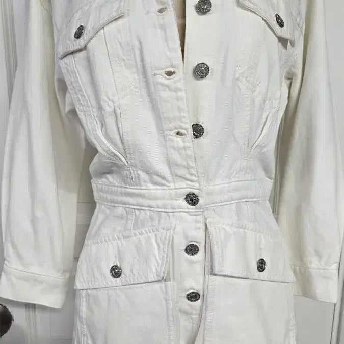 [BUNJANG] 7 For All Mankind Utility Jumpsuit Off-White XS / 새상품)7 for all mankind 점프수트