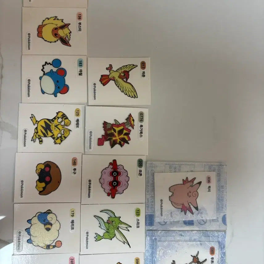 [BUNJANG] Pokemon Sticker Bundle / 포켓몬 띠부씰 일괄