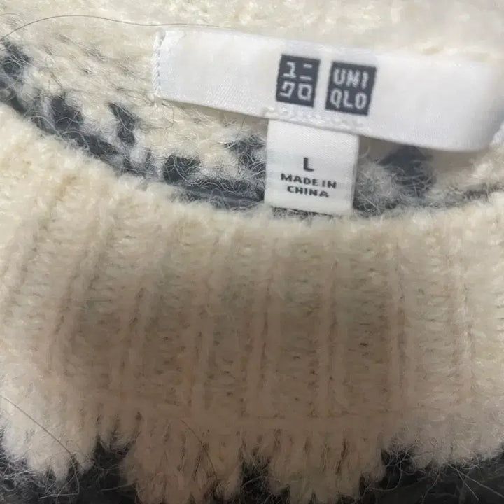 [BUNJANG] Uniqlo Nordic Pattern Knit Sweater / 유니클로 니트스웨터