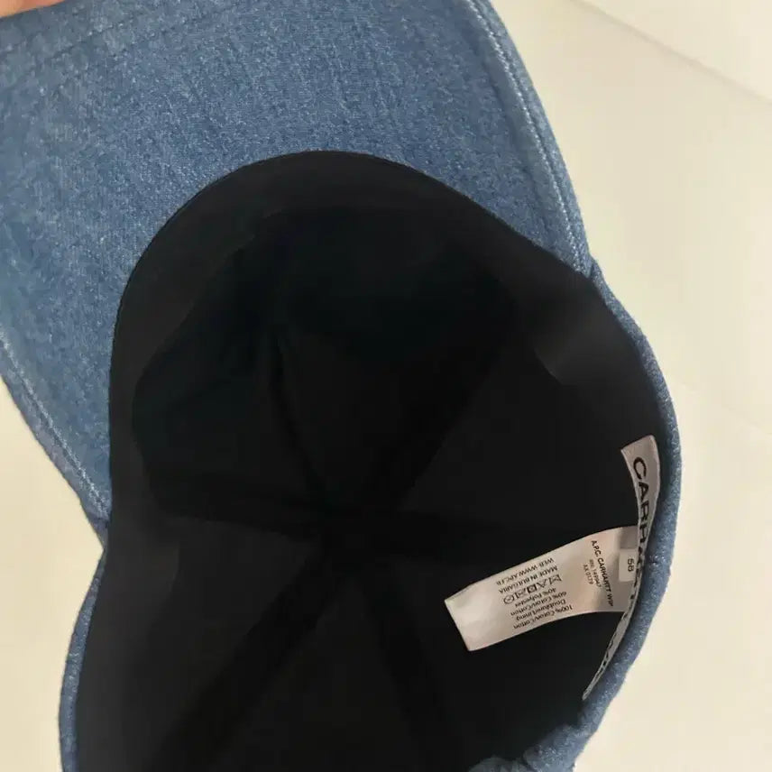 [BUNJANG] A.P.C. x Carhartt WIP Denim Ball Cap / A.P.C. 칼하트 WIP 데님 볼캡 58