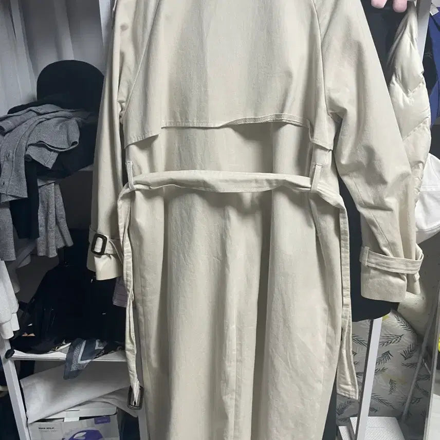 [BUNJANG] Ivory Trench Coat / 아이보리 트렌치 코트