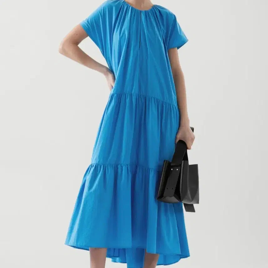 [BUNJANG] COS Tiered Maxi Dress Size 32 / COS 코스 티어드 맥시 드레스 원피스 32