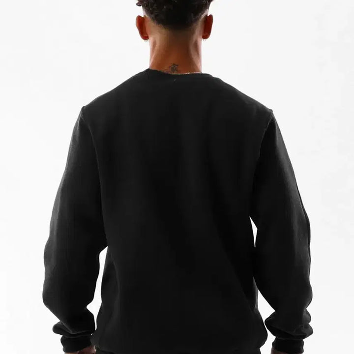 [SOLD OUT] 러셀 맨투맨 블랙 (S)
