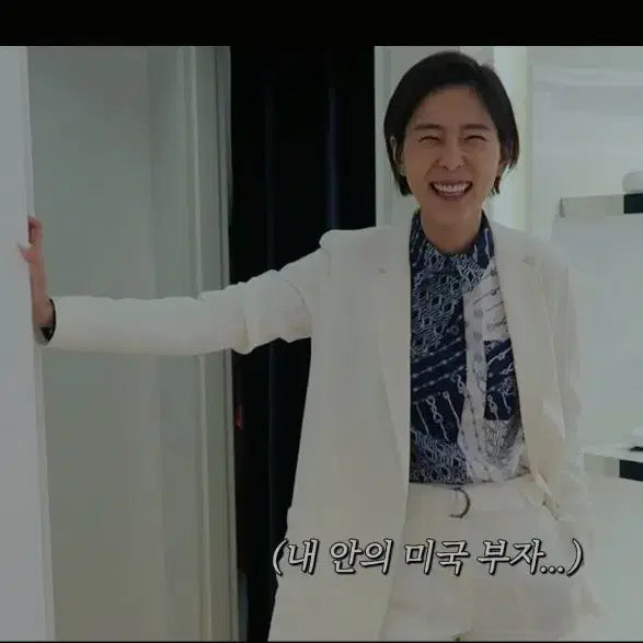 [BUNJANG] Tommy Hilfiger Pattern Shirt Navy/White (S) / 타미힐피거 패턴 셔츠 남방 네이비/화이트 (S)