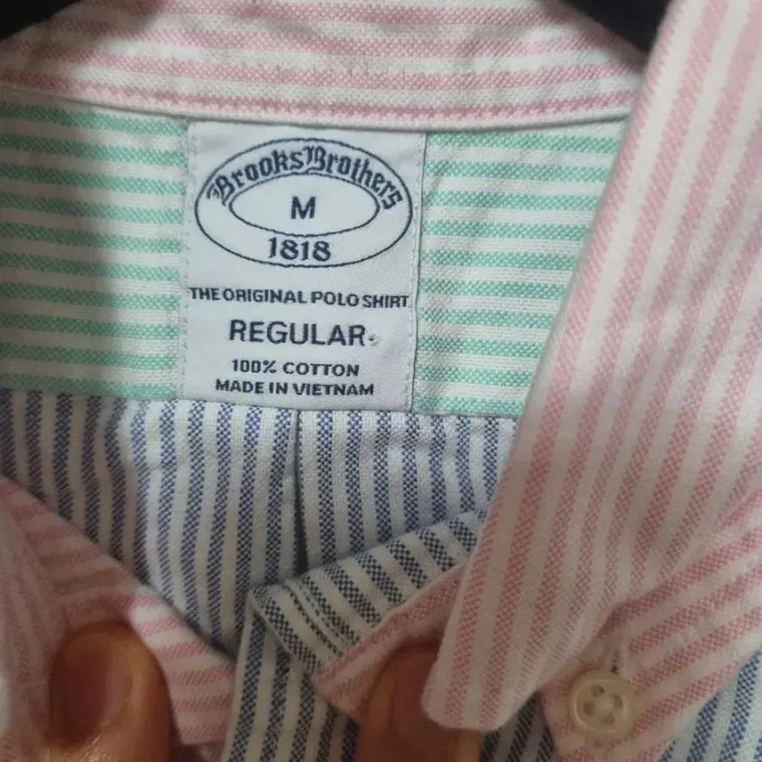 [BUNJANG] Brooks Brothers Short Sleeve Shirt (M) / (새상품) 브룩스브라더스반팔 셔츠 M