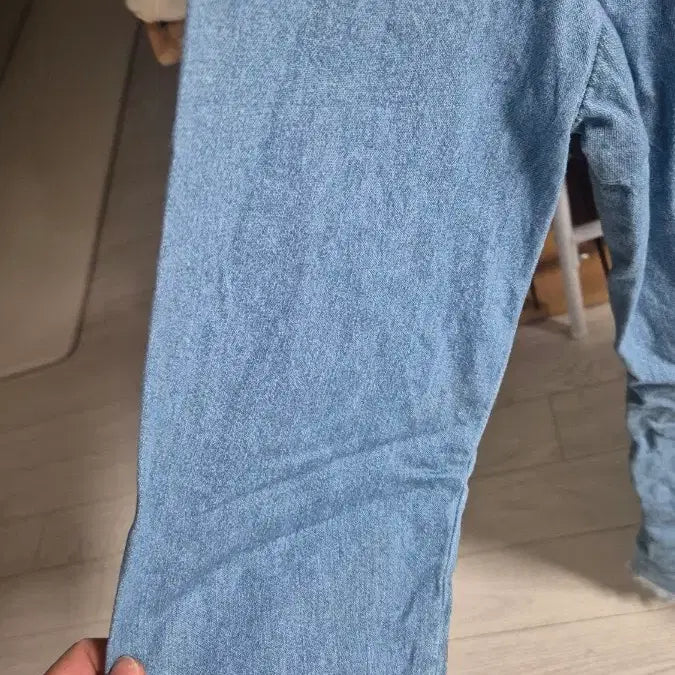 [BUNJANG] Denim Long V-Neck Dress / 새상품-데님 롱 v넥 원피스