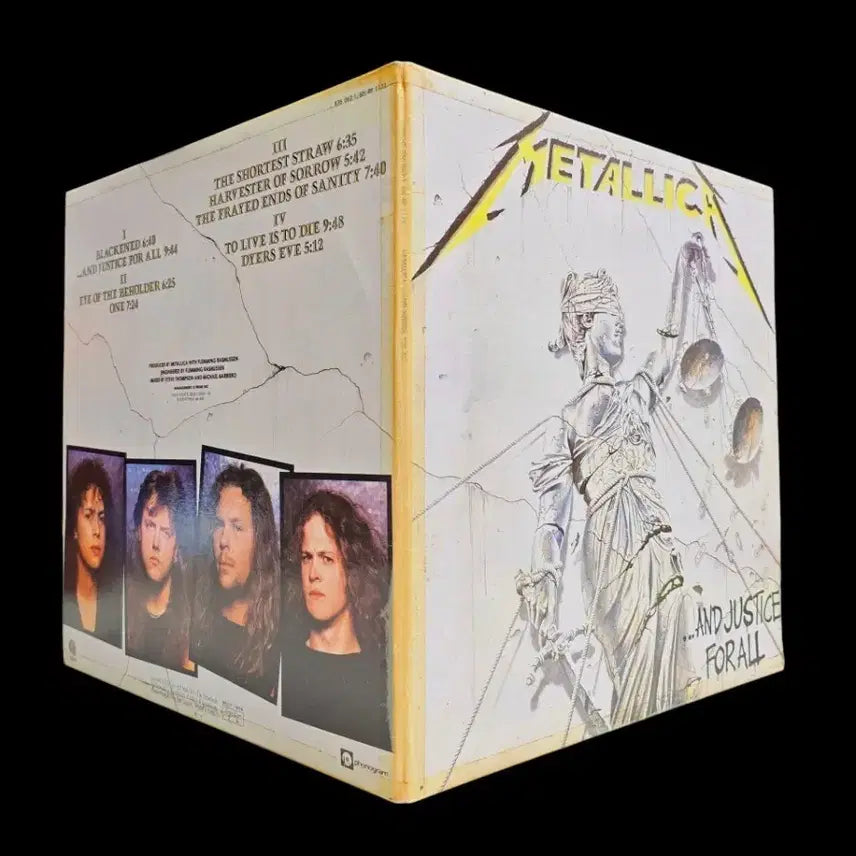 [BUNJANG] Metallica 3rd Album LP Vinyl Record / 메탈리카 Metallica  3집 LP 음반 바이닐