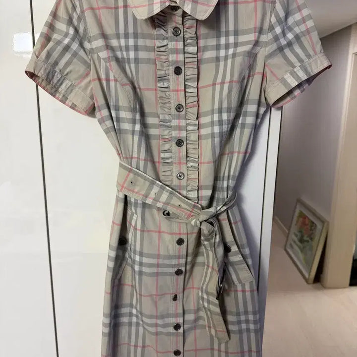 [BUNJANG] Burberry Checkered Midi Dress / 버버리 원피스