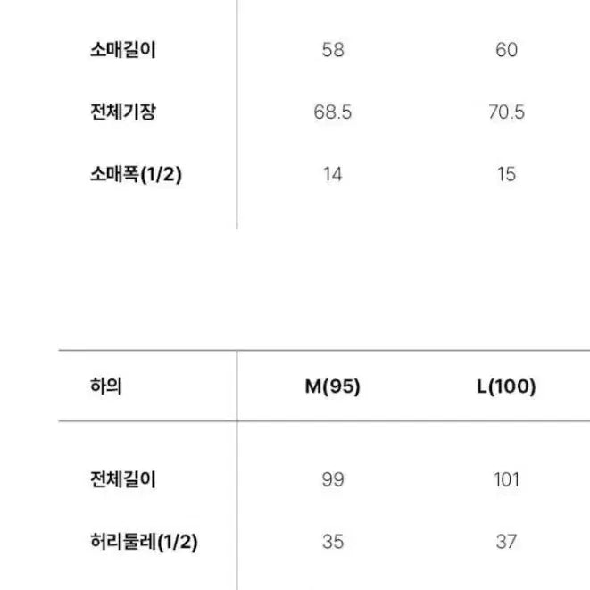 [SOLD OUT] 긴팔 파자마 잠옷 2개 세트(새상품)