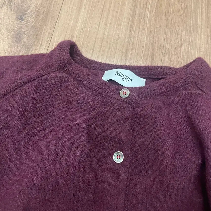 [BUNJANG] Maggie Essential Wool Cardigan Knit Set / 매기 maggie 에센셜 울 가디건 니트 세트 wine