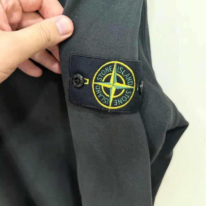 [SOLD OUT] 스톤아일랜드 차콜 맨투맨