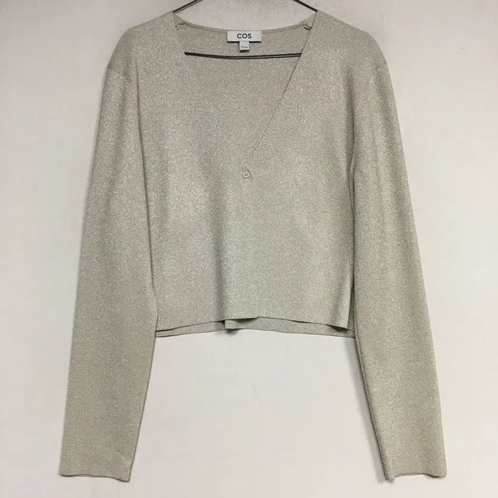 [BUNJANG] COS Glitter Crop Cardigan L / COS 코스 글리터 크롭 가디건 L
