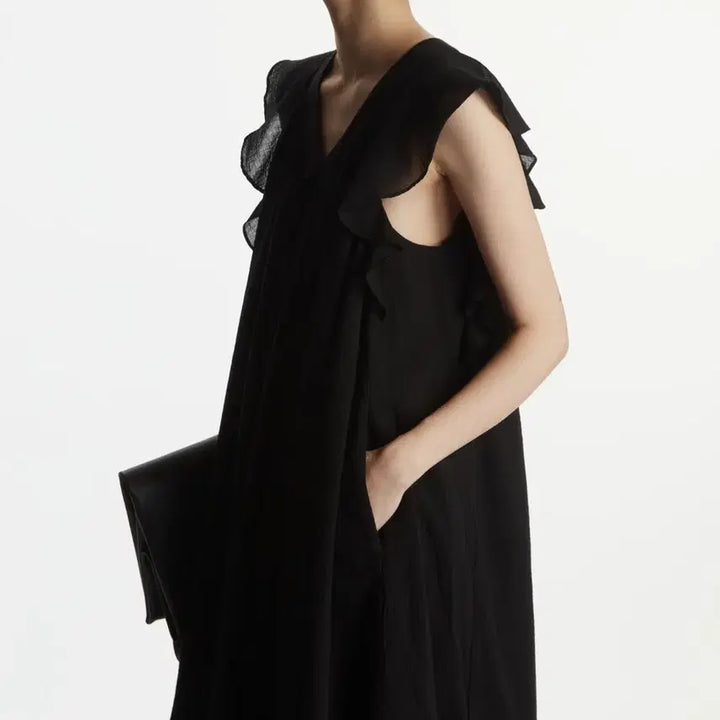 [BUNJANG] COS Puff Sleeve Dress Black Size 34 / COS 코스 슬리브 퍼프 드레스 원피스 34