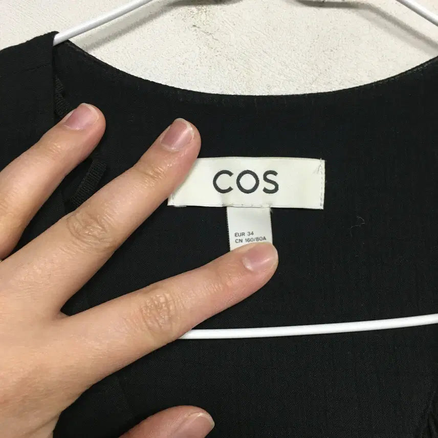 [BUNJANG] COS Puff Sleeve Dress Black Size 34 / COS 코스 슬리브 퍼프 드레스 원피스 34