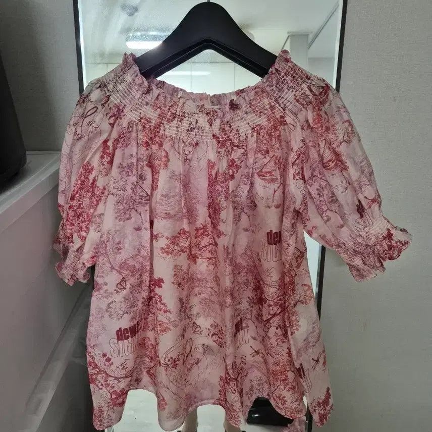 [BUNJANG] Deuel Printed Blouse Set / 듀엘나염블라우스셋트