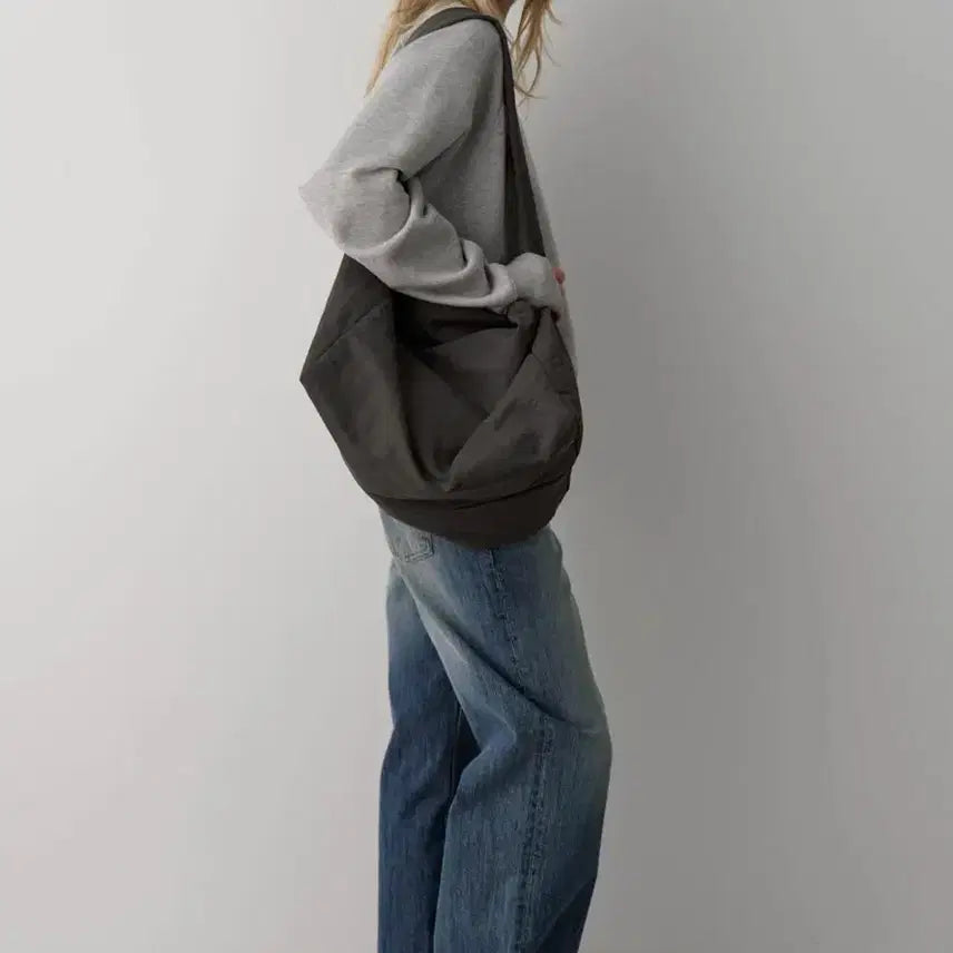 [BUNJANG] Facade Pattern Harper Bag Charcoal / 파사드패턴 하퍼백 차콜