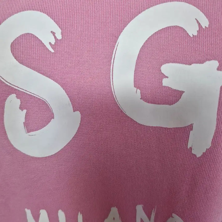 [BUNJANG] MSGM Milano Pink Sweatshirt / MSGM 밀라노 핑크 맨투맨 티셔츠 (백화점)