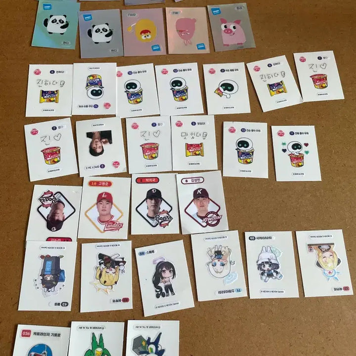 [BUNJANG] Various Sticker Collection / 다양한 띠부씰 판매 정리
