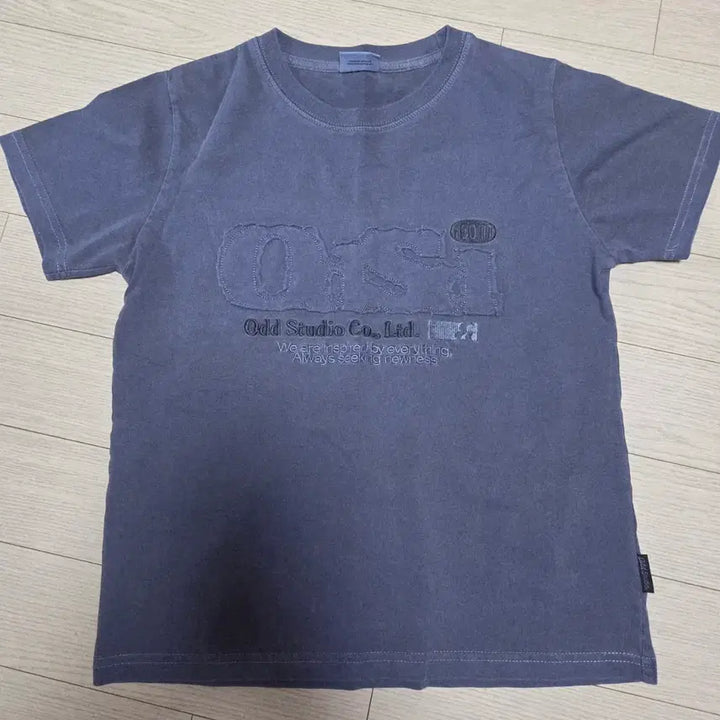 [BUNJANG] Odd Studio Regular Fit Pigment Damage T-Shirt / 오드스튜디오 레귤러핏 피그먼트 데미지 티셔츠