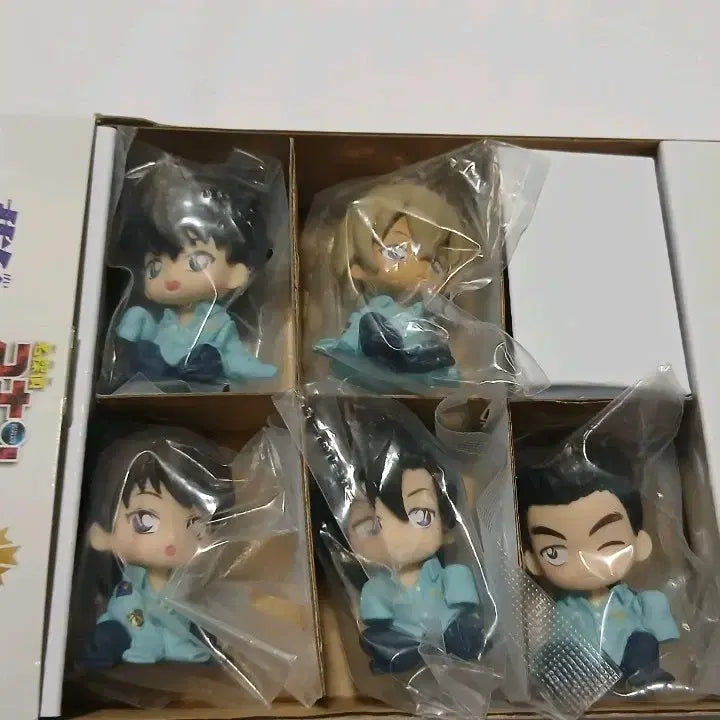 [BUNJANG] Detective Conan Police Do Not Touch Limited Edition Set / 정품 미개봉) 코난 한정판 경찰 치지마세 5종 (페타돌 등)