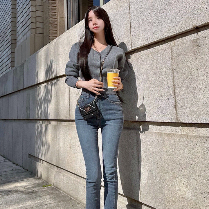 [BUNJANG] Mayyun Mayjins Slim Fit Denim Jeans / (새제품) 메이윤 메이진스 일자 슬림핏 데님 중청