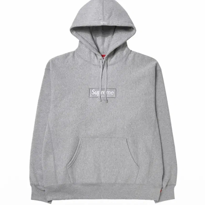 [BUNJANG] Supreme Box Logo Hoodie Heather Grey / [L] 슈프림 24FW 박스로고 후드 헤더그레이