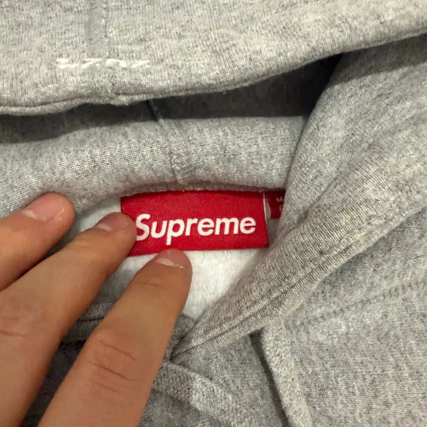 [BUNJANG] Supreme Box Logo Hoodie Heather Grey / [L] 슈프림 24FW 박스로고 후드 헤더그레이