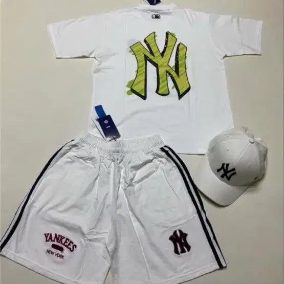 [BUNJANG] New York Yankees Short-Sleeve Set M / 뉴욕 양키스 반팔 세트 M