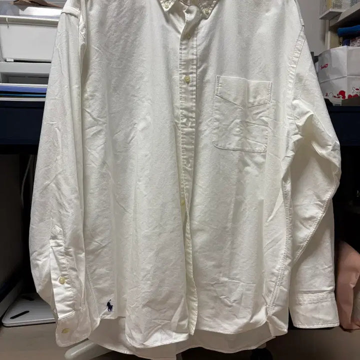 [SOLD OUT] 폴로 오가닉 코튼 빅 셔츠 M