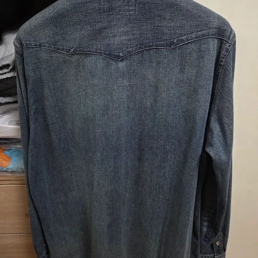 [BUNJANG] RRL Denim Western Shirt XL / rrl 데님 웨스턴 셔츠 XL