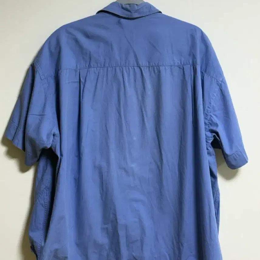 [BUNJANG] Belier Oxford Half Sleeve Shirt (Blue) / [L] 벨리에 가르송 옥스포드 하프 셔츠/반팔 셔츠 (블루)