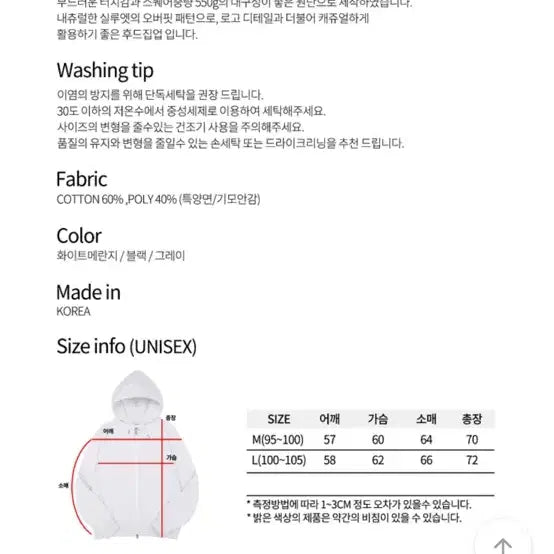 [BUNJANG] AnotherArchive Embroidered Logo Hoodie / 어나더아카이브 후드집업