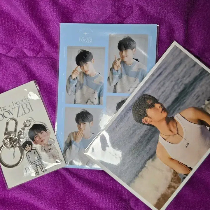 [BUNJANG] ZB1 (ZeroBaseOne) Sung Hanbin Dicon Keyring and Postcard Set / 제베원 성한빈 디아이콘 키링 엽서