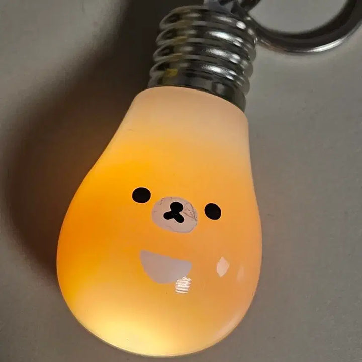 [BUNJANG] Rilakkuma Light Bulb Gacha Charm / 리락쿠마 전구 키링 가챠 차이로이코구마