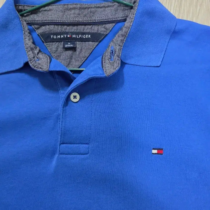 [BUNJANG] Tommy Hilfiger Blue Polo Short Sleeve T-Shirt / 타미힐피거 블루 폴로 반팔티