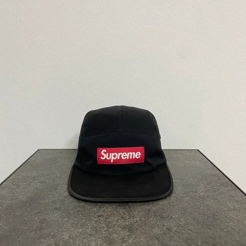 [BUNJANG] Supreme Box Logo Camp Cap - Black Red Hat / (OS) 슈프림 박스로고 캠프캡 모자 블랙 레드 박스로고