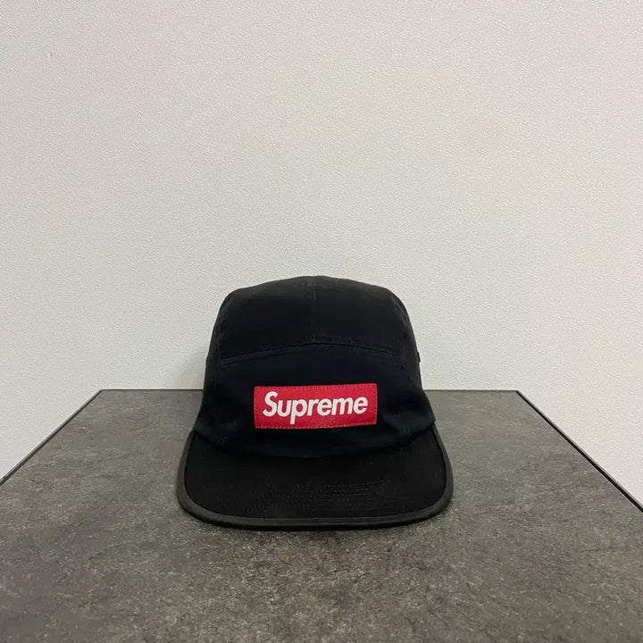[BUNJANG] Supreme Box Logo Camp Cap - Black Red Hat / (OS) 슈프림 박스로고 캠프캡 모자 블랙 레드 박스로고