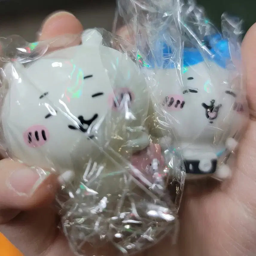 [BUNJANG] Munjeonggwi Chikawa and Hachiware Puppet Mascot Figure Bundle Set / 먼작귀 소프비 퍼펫 마스코트피규어 치이카와, 하치와레 일괄