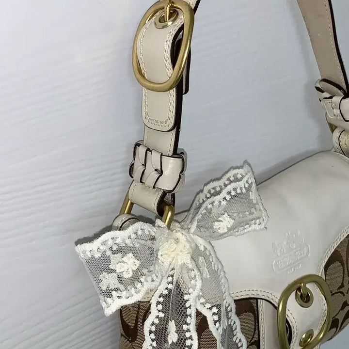 [BUNJANG] Coach Y2K White Mini Shoulder Bag / 